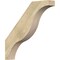 Ekena Millwork 6"W x 36"D x 36"H Funston Rough Sawn Knee Brace, Douglas Fir BRC06X36X36FST00RDF - alternate 1